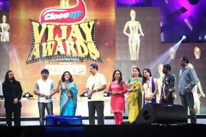 Dr.A.V.Anoop received Special Jury Award for Aarohanam (Tamil Movie) during Vijay TV Annual Film Award 2012.